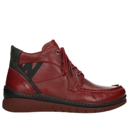 Wolky - Halfhoge veterschoen - Schoenmode Kerkhof